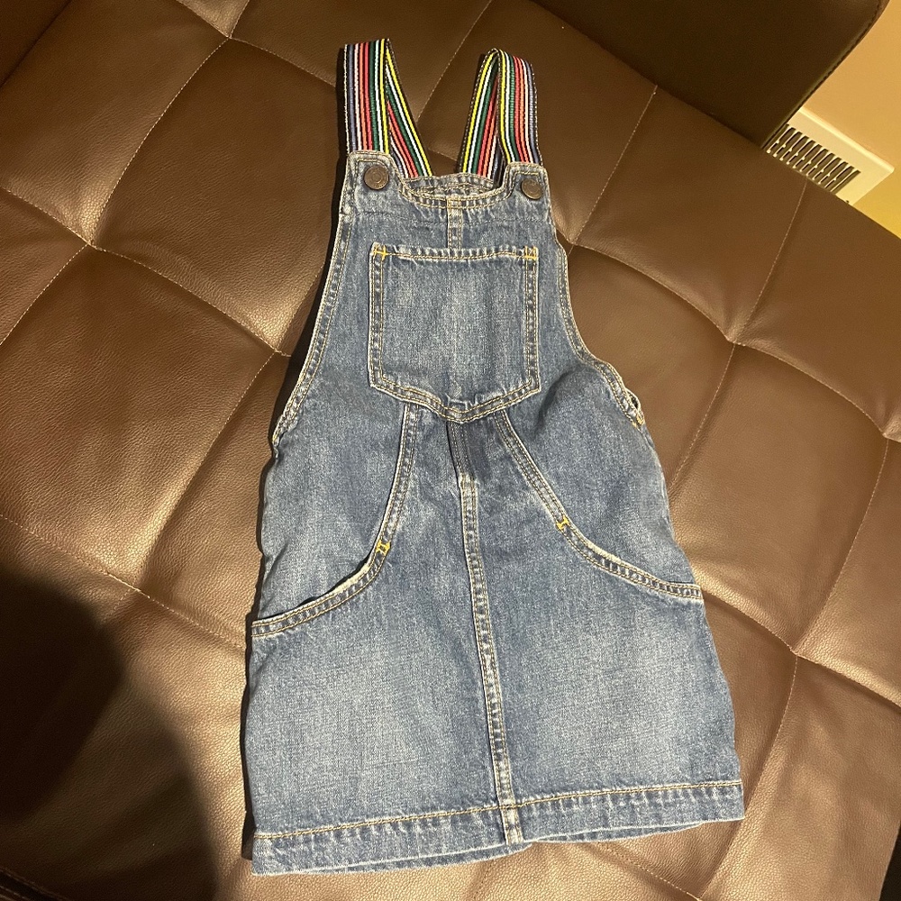Gap Denim girls overalls skirt small
